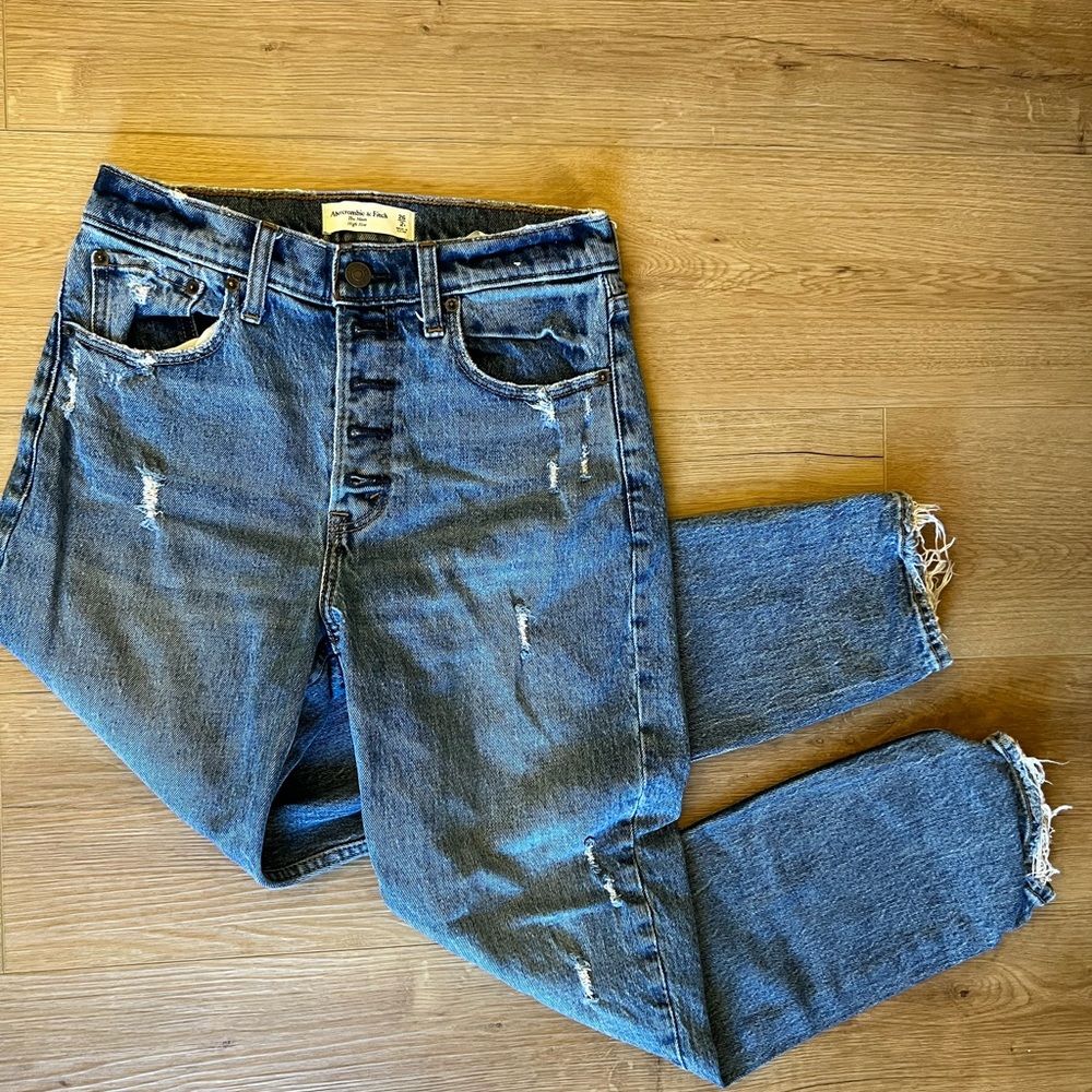 Abercrombie and Fitch denim blue jeans